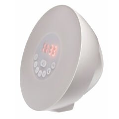 Radyo çalar saat ve masa lambası gün ışığı simülasyonu WAKE-UP LIGHT