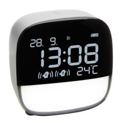 Dijital çalar saat ve LED gece lambası