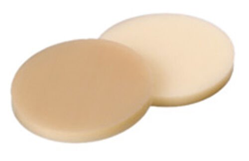 Septa 23,4mm, Silikon, Krem/Ptfe Bej, 55° Shore A, 3.2mm, Schott Vidalı Kapak Gl 25 İçin 100 Adet
