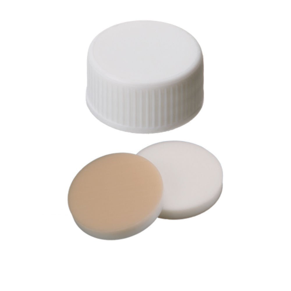 Kapak 24mm, Şeffaf, Üst Kapalı, Silicon Beyaz/Ptfe Bej, 45° Shore A, 3.2mm 100 Adet