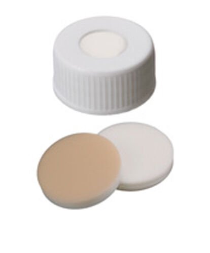 Kapak 24mm, Pp, Şeffaf, Vidalı, Orta Delikli, Silicon Beyaz/Ptfe Bej, 45° Shore A, 3.2mm 100 Adet