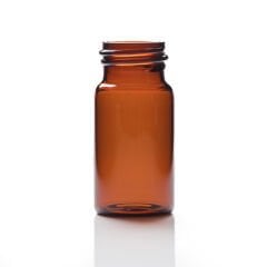 Vial 20ml, Epa, Vidalı Boyunlu, 57 X 27.5mm, Amber, 1. Hidrolit Kalite 100 Adet