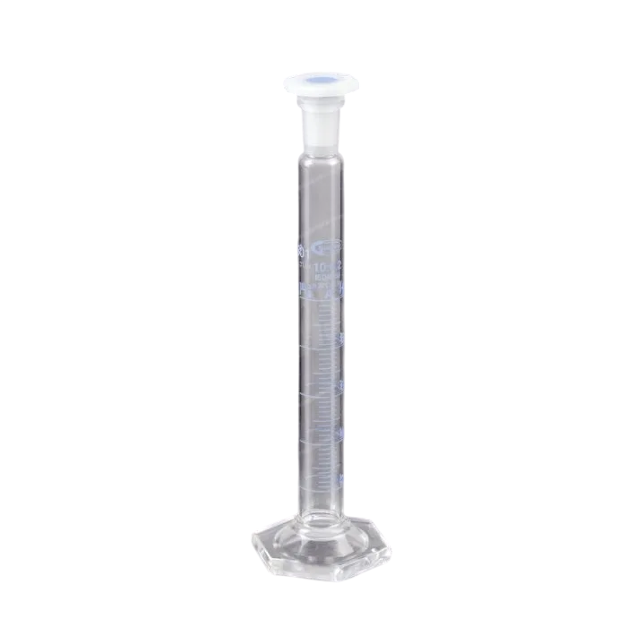 Mezür - Kapaklı - Uzun Form - Altıgen Tabanlı - A Kalite - Grup Sertifikalı - Skala Ölçüm Aralığı 1 ml - 100 ml