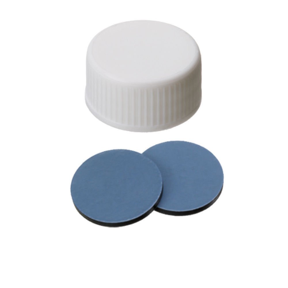 Kapak 24mm, Pp, Vidalı, Şeffaf, Üst Kapalı, Ptfe/Edpm Siyah, Ptfe, 2,0mm 100 Adet