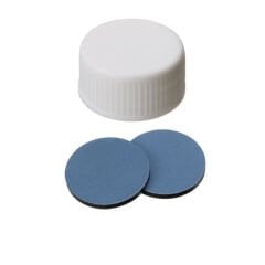 Kapak 24mm, Pp, Vidalı, Şeffaf, Üst Kapalı, Ptfe/Edpm Siyah, Ptfe, 2,0mm 100 Adet
