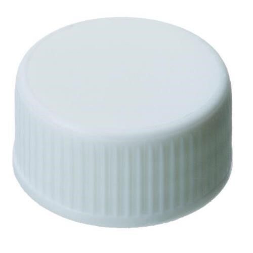 Kapak 24mm, Pp, Vidalı, Şeffaf, Orta Delikli, Silikon Beyaz/Ptfe Beji, 45° Shore A, 3.2mm, Epa-Kalite 100 Adet
