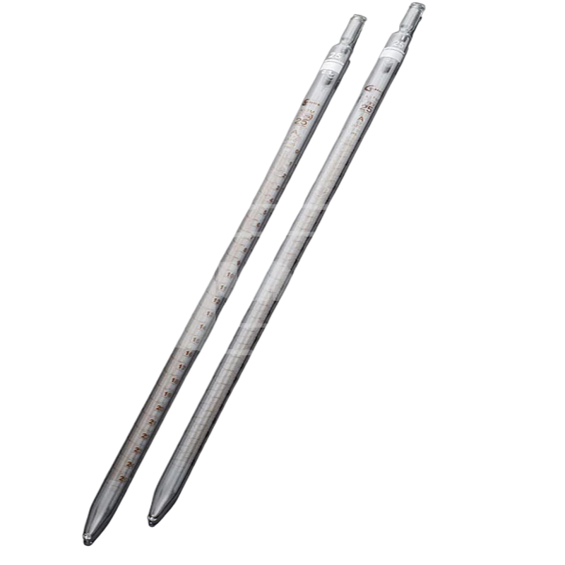 Pipet - Cam - Dereceli - As Kalite - Grup Sertifikalı - Turuncu Skalalı - 10 ml