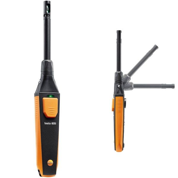 Testo 605i Taşınabilir Sıcaklık Nem Ölçer (Akıllı Telefon ile Kullanılır)