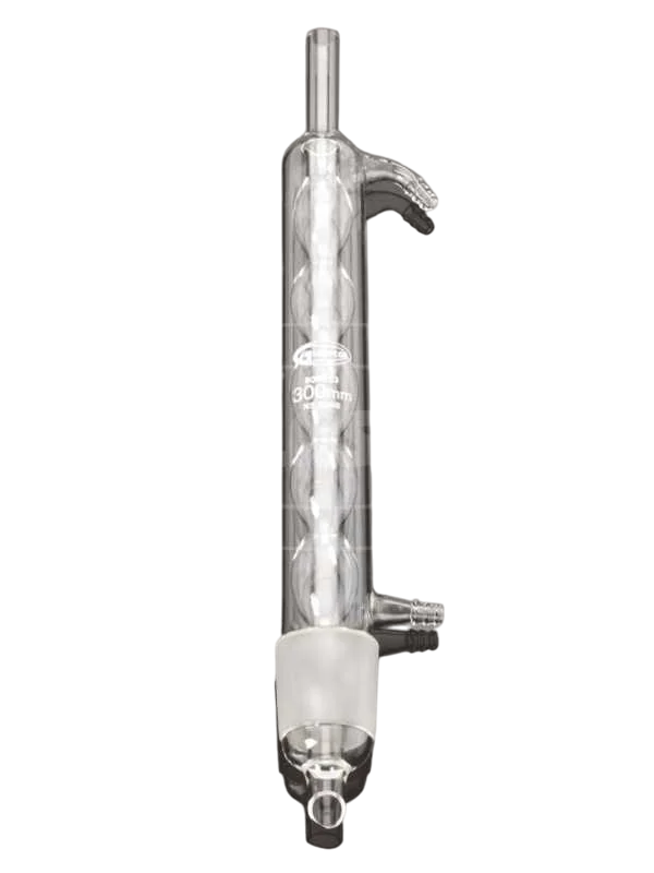 Soxhlet Soğutucusu - Bullu - Cam Yan Kol - NS 45/40 - 100 ml - 300 mm