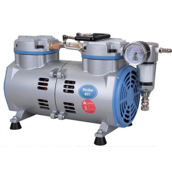 Vakum Pompası, Yağsız, Kapasite 68 Lt, 670 mmHg (89.3 kPa), 220V/50 Hz