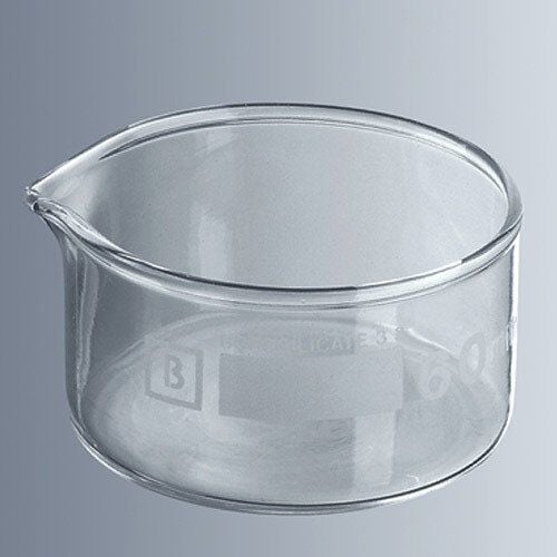 Kristalizasyon Kabı, Cam, Ağızlı, 3500 ml