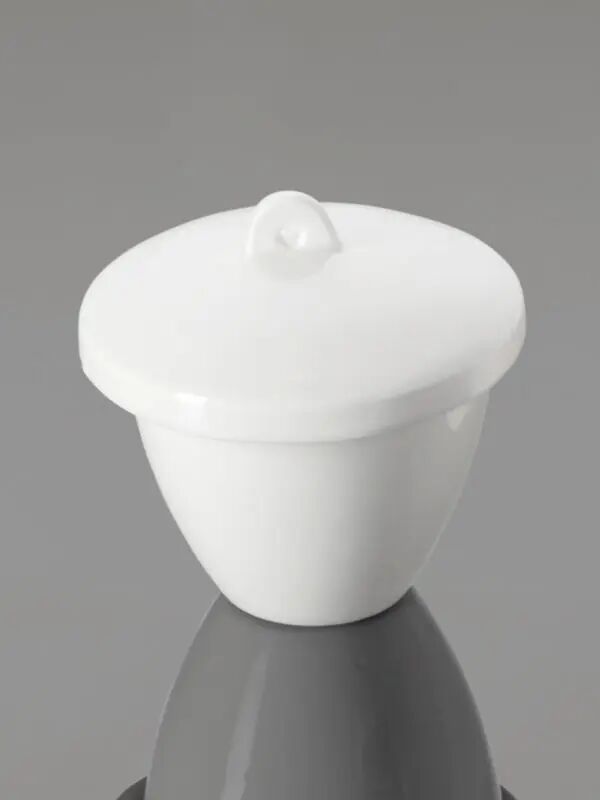 Porselen Kroze Orta Form - Kapaklı - 1150 C - 53x53 mm - 50 ml
