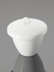 Porselen Kroze Orta Form - Kapaklı - 1150 C - 53x53 mm - 50 ml