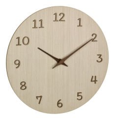 Analog ahşap saat