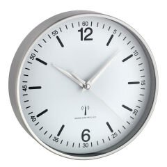 Alüminyum çerçeveli analog radyo kontrollü saat