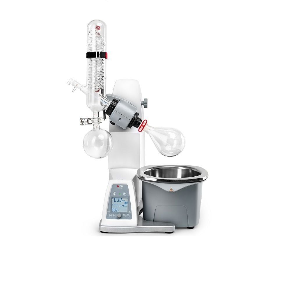 RE100-Pro Rotary Evaporatör Diagonal 20.... 280 rpm Otomatik Lift