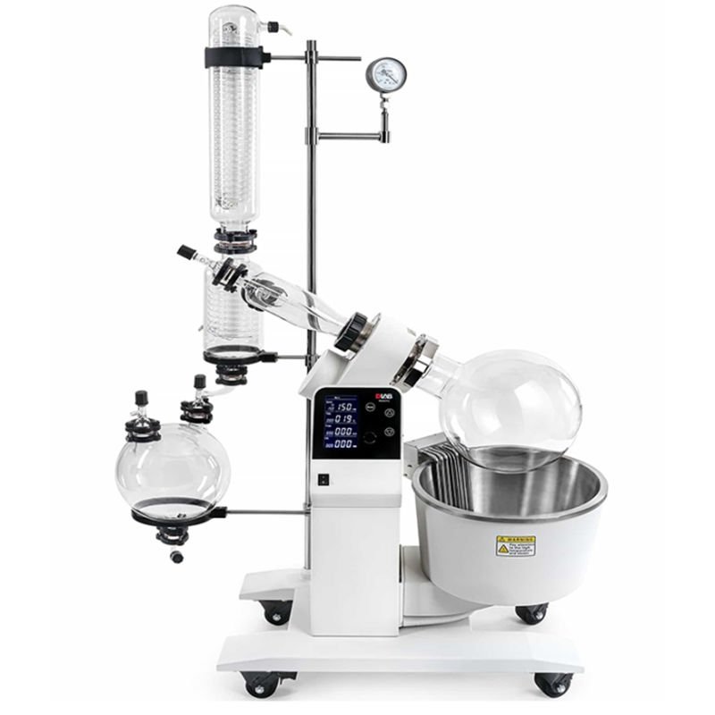 RE200-Pro SET Vertikal Rotary Evaporatör 20 L Otomatik Lift