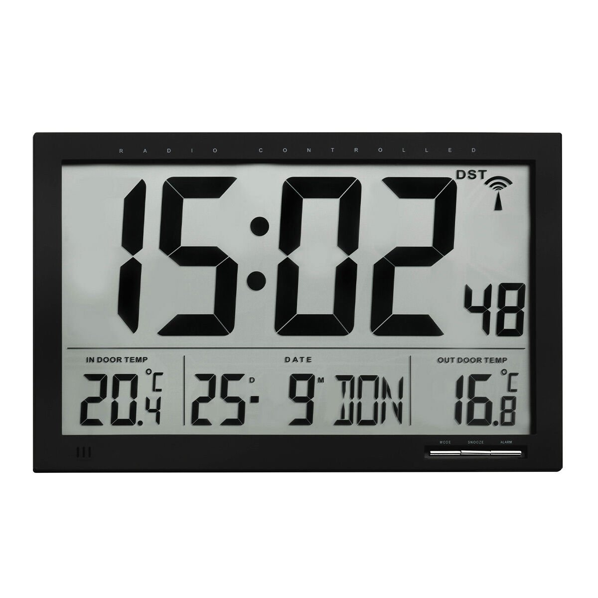 Sıcaklıklı dijital radyo kontrollü saat TIMELINE