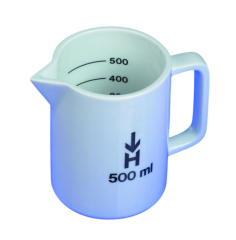 Porselen Beher, İçten Ölçülü, 250 ml, Çap: 80 mm, Yükseklik: 100 mm 1 Adet