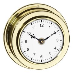 Pirinç analog duvar saati MARITIM
