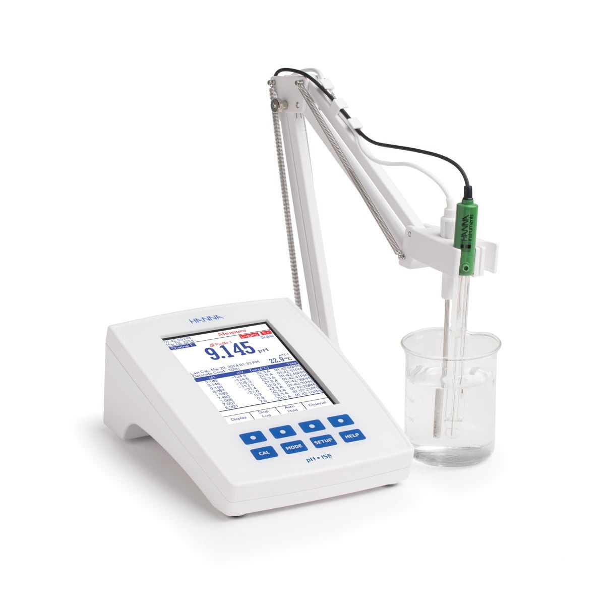 HI5222-02 Laboratuar Araştırma Sınıfı Tezgahüstü  pH / mV / İSE Metre