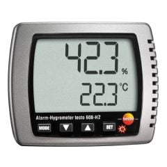 Testo 608-H2 Sıcaklık ve Nem Ölçer | Çok Hassas | Alarmlı