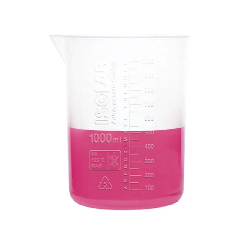 Beher - P.P - Kısa Form - Kabartma Skala - 500 Ml