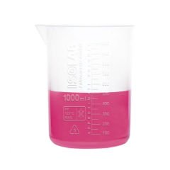 Beher - P.P - Kısa Form - Kabartma Skala - 1000 Ml