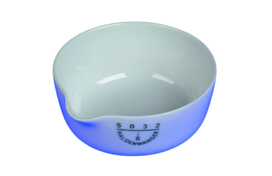 Porselen Kapsül, Prof. Mohs'a Göre, 30 ml, Çap: 56 mm, Yükseklik: 23 mm, Diş Tabani Sırsız 1 Adet