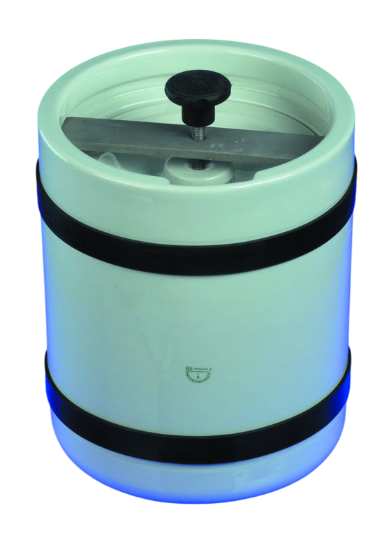 Porselen Değirmen, Kapak ve Metal Kilidi İle Birlikte. 1700 ml, Çap: 150 mm, Yükseklik: 222 mm 1 Adet