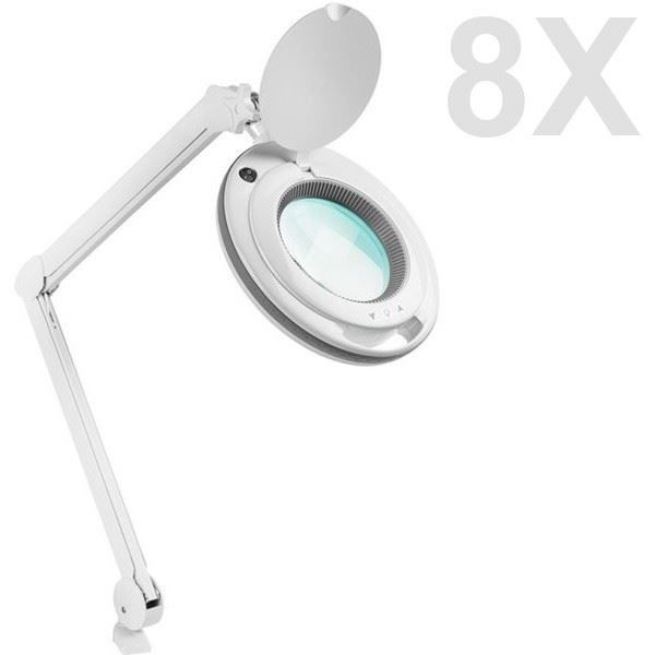 6017 Model 8X Işıklı Masaüstü Büyüteç