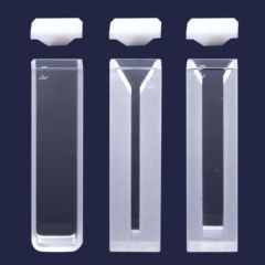 Spektrofotometre Küveti - Optik Cam - Yarı Mikro - 12,5x52,5x45 Mm - 7,0 Ml