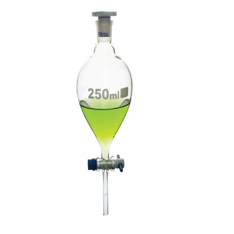 Ayırma Hunisi-Armudi Tip-Teflon Musluklu 100 ml