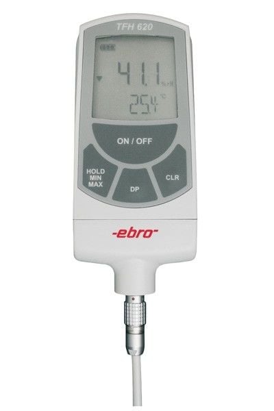 TFH 620 Ortam Nemi için Kablolu Problu; %0…%100 rH Nem; 0°C…+50°C Sıcaklık Ölçüm Aralığı Higrometre