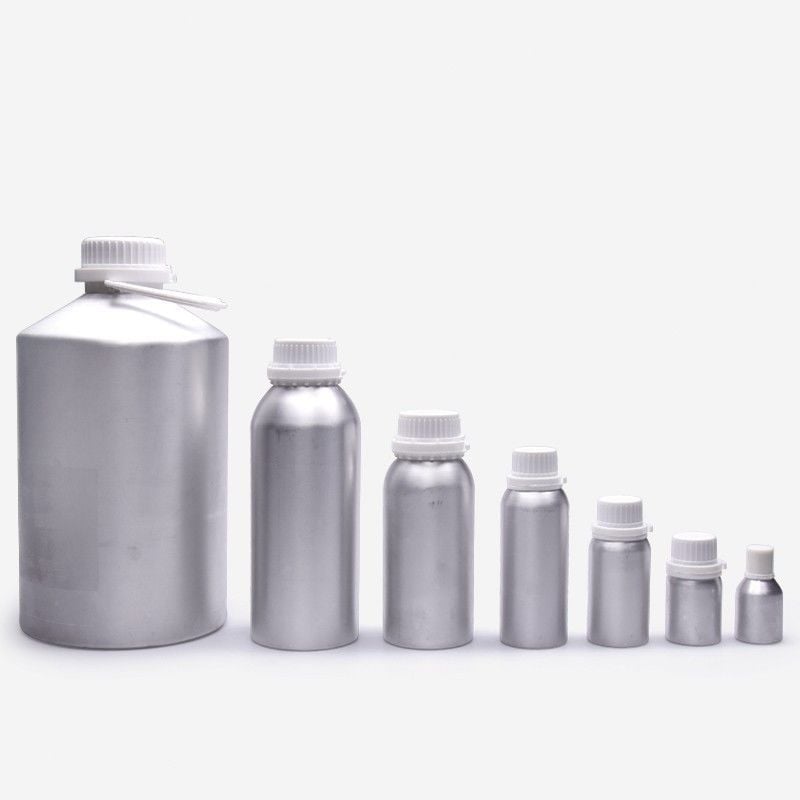 Şişe - Vida Kapaklı - Dar Boyun - Alüminyum - 120 Ml