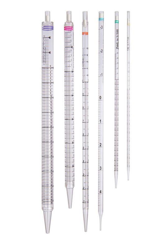 Serolojik Pipet,Plastik, Tek Kullanımlık 2 ml Dnase Rnase Free, Tek Tek Poşette 500 Adet / Paket