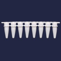 Qpcr Şeridi - Şeffaf - Demonte Düz Kapaklı - 0,1 Ml