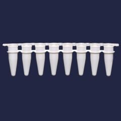 Qpcr Şeridi - Şeffaf - Demonte Düz Kapaklı - 0,2 Ml