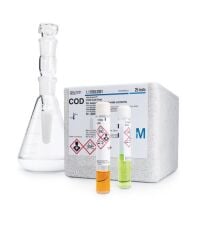 117058.0001 Cod (Koi) Hücre Testi Deniz Suyu Ve Yüksek Klorür İçerikli Sular İçin Ölçüm Aralığı: 5.0 - 60.0 Cod Test / Paket: 25 Dikkat : Soda Kireç, Sülfürik Asit Ve Absorpsiyon Tüpü Alınmalıdır