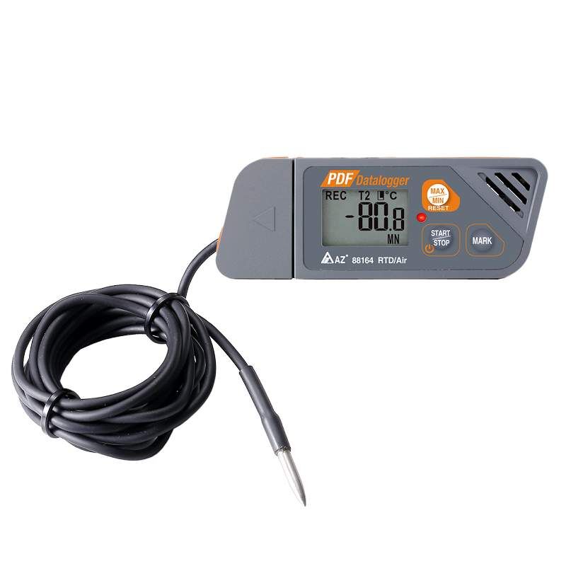 AZ 88164 Kablolu Sıcaklık Kayıt Cihazı | Soğuk Ölçümleri İçin -100°C