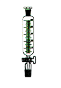 Silindirik DAMLATMA HUNİSİ - Dereceli  TEFLON musluklu 250