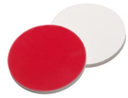 Septa 8mm, Silikon Beyaz / Ptfe Kırmızı 100 Adet