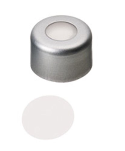 Kapak 8mm, Alüminyum, Şeffaf Lake, Orta Delikli, Ptfe Virginal, 53° Shore D, 0.25mm 100 Adet