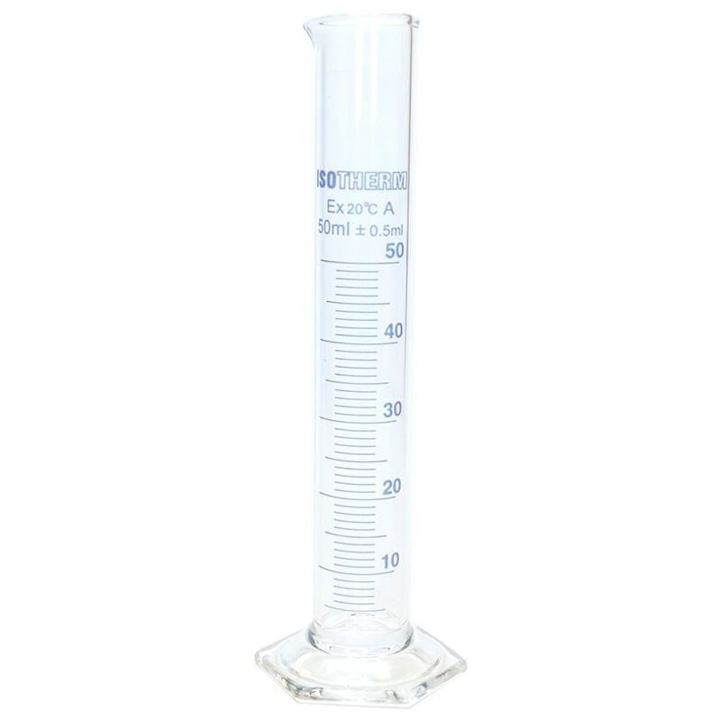 Mezür-Uzun Form- Altıgen Taban 50 ml