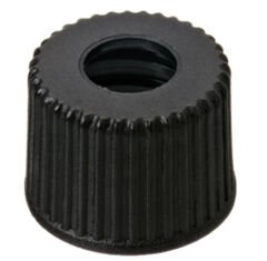 Kapak 8mm, Pp, Vidalı, Orta Delikli, Beyaz, 8-425 Thread 100 Adet