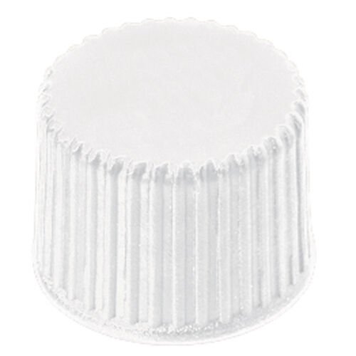 Kapak 8mm, Pp, Vidalı, Üst Kapalı, Beyaz, 8-425 Thread 100 Adet
