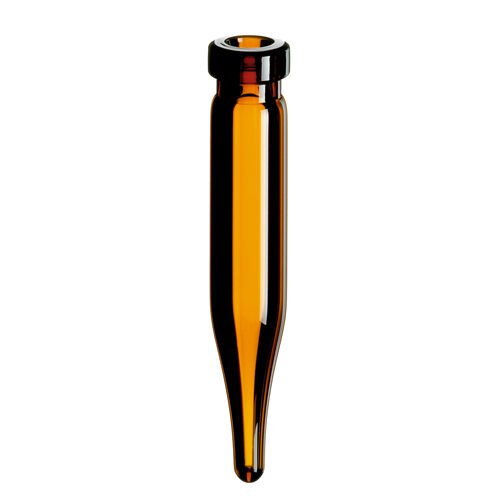 Vial 0,7 ml - Mikro Kıvrım Boyunlu, 40X7mm, Amber 100 Adet