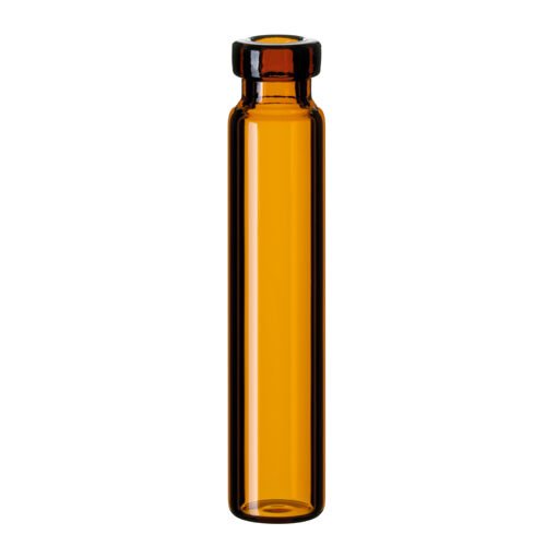 Vial 1,2ml, Şeffaf, Kıvrım Boyunlu, 40X8,2mm, Amber 100 Adet