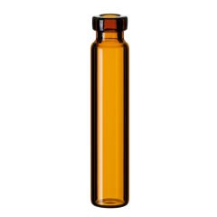 Vial 1,2ml, Şeffaf, Kıvrım Boyunlu, 40X8,2mm, Amber 100 Adet
