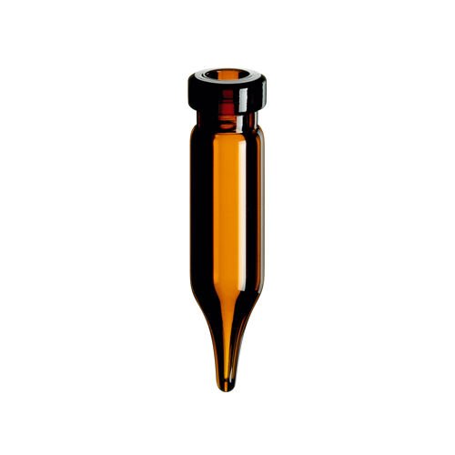 Vial 0,4 ml - Mikro Kıvrım Boyunlu, 30X7mm, Amber 100 Adet
